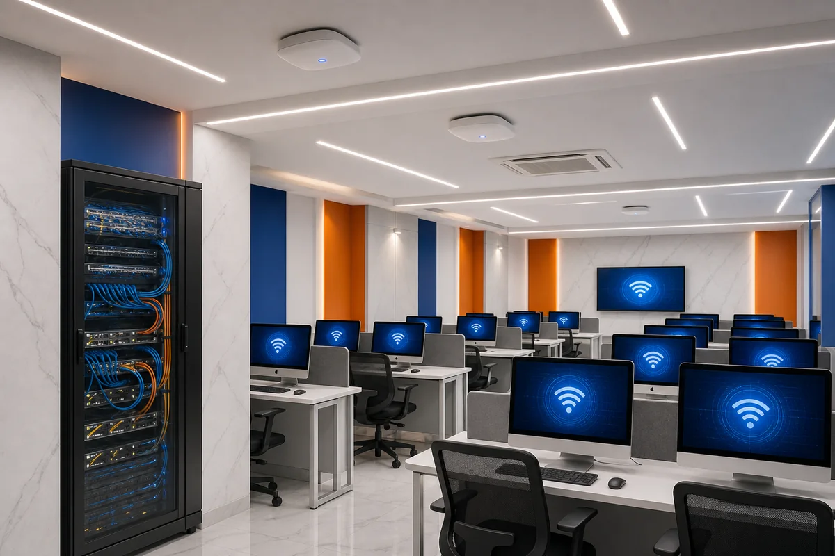 High-Speed Internet facility at Shahab Digital College